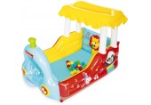 BESTWAY Fisher-Price Dampflok Bällebad 132 x 94 x 89 cm 93537