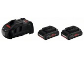 BOSCH 2x ProCORE18V 4.0Ah + GAL 1880 CV Akku Starter-Set 1600A016GF