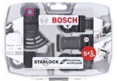 BOSCH Starlock Set Best of Elektriker & Trockenbauer 5+1, Sägeblatt-Satz, 2608664622