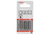 BOSCH Schrauberbit ExtraHart, HEX 6, 25 mm, 3er-Pack 2607001728