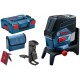 BOSCH Blau Professional GCL 2-50 C Kombilaser-in L-BOXX 0601066G08