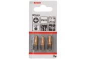 BOSCH Schrauberbit Max Grip, PH 3, 25 mm, 3er-Pack 2607001548