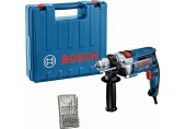 BOSCH GSB 16 RE PROFESSIONAL Schlagbohrmaschine + Mauerwerkbohrer-Set 060114E501