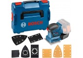 BOSCH GSS 18V-10 PROFESSIONAL Akku-Schwingschleifer (solo), L-BOXX 06019D0202