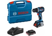 BOSCH GSR 18V-90 C PROFESSIONAL Akku-Bohrschrauber, L-Case, GAL 18V-4, 2×2,0Ah 06019K6020