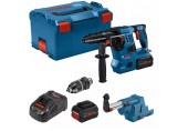 BOSCH GBH 18V-28 CF Akku-Bohrhämmer SDS-Plus, GDE 18V-16, L-BOXX, 2x 8.0Ah 0611921003