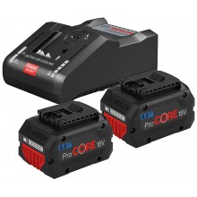 BOSCH Akku Starter-Set 2x ProCORE 18V 8.0Ah + GAL 18V-160 C 1600A016GP