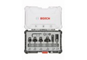 BOSCH 6-teiliges Rand- und Kantenfräser-Set, 6-mm-Schaft 2607017468