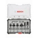 BOSCH 6-teiliges Rand- und Kantenfräser-Set, 6-mm-Schaft 2607017468