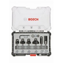 BOSCH 6-teiliges Rand- und Kantenfräser-Set, 8-mm-Schaft 2607017469