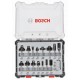 BOSCH 15-teiliges Fräser-Set, 6-mm-Schaft 2607017471