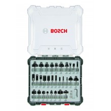 BOSCH 30-teiliges Fräser-Set, 6-mm-Schaft 2607017474