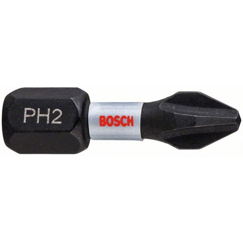 BOSCH PRO Phillips Impact Bit, PH2, 25 mm, 2-tlg. 2608522403