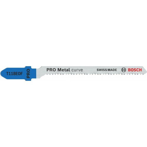 BOSCH PRO Metal curve T118EOF Stichsägeblatt, 83 mm, 5-tlg. 2608634237