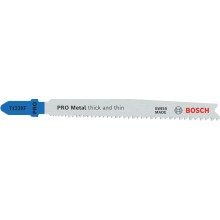 BOSCH PRO Metal thick and thin T123XF Stichsägeblatt, 100 mm, 5-tlg. 2608638473