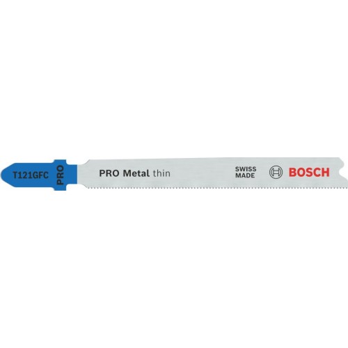 BOSCH PRO Metal thin T121GFC Stichsägeblatt, 92 mm, 5-tlg. 2608655104