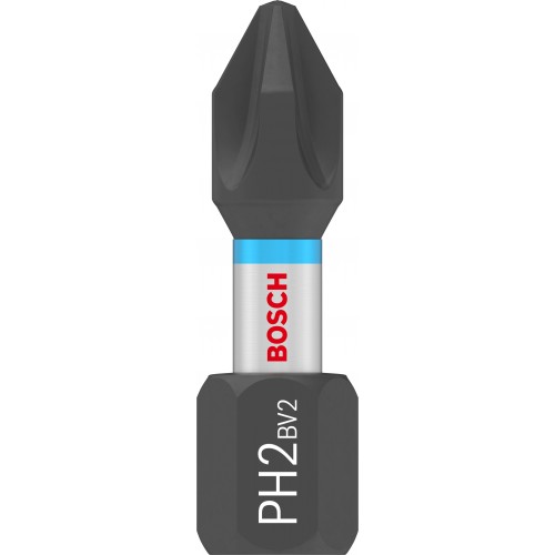 BOSCH PRO Phillips Impact Bit, PH2, 25 mm, Display, 10 x 25 Stück 2607002803