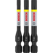 BOSCH PRO Torx Impact Bit Set, T25, T30, T40, 55 mm, 3-tlg. 2608521U55