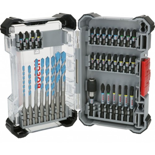 BOSCH PRO Impact Schrauberbits und Multi Construction Bohrer Set, 35-tlg. 2608521U82