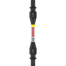 BOSCH PRO Impact Schrauberbit mit Doppelklingen und Pick and Click-Einsätzen, T25, 65 mm