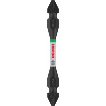 BOSCH PRO Impact Schrauberbit mit Doppelklingen und Pick and Click-Einsätzen, PZ2, 65 mm