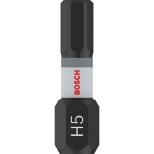 BOSCH PRO Hex Impact Bit, H5, 25 mm, 2-tlg. 2608522556