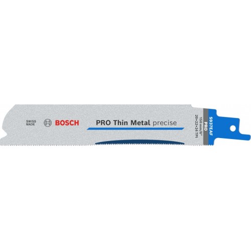 BOSCH PRO Thin Metal precise S937EAF Säbelsägeblatt, 1,1 x 25 x 150 mm, 5-tlg. 2608658988