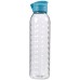 CURVER DOTS 0,75L Flasche 25 x 7 cm transparent/blau 00281-284