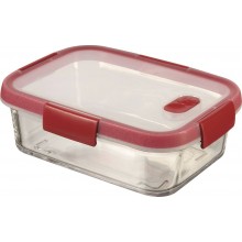 CURVER SMART COOK 0,9 L Glasbehälter 20x15x7cm transparent/rot 00114-472