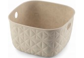 CURVER SOFTEX XS 3L Körbchen 19,4 x 19,4 x 11,1 cm, beige 00570-Z67