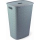 CURVER SOFTEX 56L Wäschesammler 34 x 43,8 x 59,9 cm, blau 00571-Z69