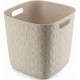 CURVER SOFTEX 15L Körbchen 27,9 x 27,9 x 26,9 cm, beige 00573-Z67