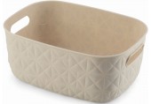 CURVER SOFTEX S 4L Körbchen 26,4 x 19,4 x 11,1 cm, beige 00576-Z67