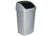 CURVER SWING BIN 50L Mülleimer 40,6 x 34 x 66,8 cm grau 03987-373