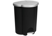 CURVER TRIO PEDAL BIN 40L Treteimer 47,8 x 39,4 x 59,2 cm schwarz 03942-26