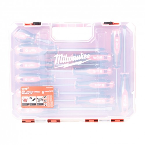 Milwaukee Tri-Lobe Schraubendr.Set PH/PZ/SL (12pc) 4932472003