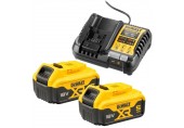 DeWALT DCB1104P2-QW Akku-Kit XR Ladegerät DCB1104 + 18V 2x5,0Ah