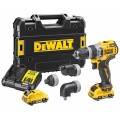 DeWALT DCD703L2T-QW Akku-Bohrschrauber (57 Nm/12V/2x3,0Ah) Tstak