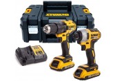 DeWALT DCK2059D2T-QW Akku-Bohrschrauber & Schlagschrauber (2x2,0Ah/18V) ,TSTAK II