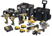 DeWALT DCK755P3T-QW DCD796+DCF887+DCH273+DCG405+DCS570+DCS355+DCS334 (18V/3x5,0Ah) 3xTstak