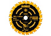 DeWALT DT10300-QZ Kreissägeblatt Handkreissäge 165 x 20 mm 24WZ