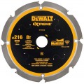 DeWALT DT1473-QZ Faserzement-Sägeblatt 216 x 30 mm 8Z
