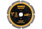 DeWALT DT1473-QZ Faserzement-Sägeblatt 216 x 30 mm 8Z