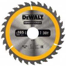 DeWALT DT1937-QZ Kreissägeblatt für Handkreissägen, 165 x 30 mm, 30WZ