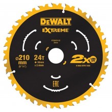 DeWALT DT20432-QZ Holzscheibe Säge 210 x 30 mm 24z