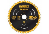 DeWALT DT20433-QZ Holzscheibe Säge 210 x 30 mm 40z