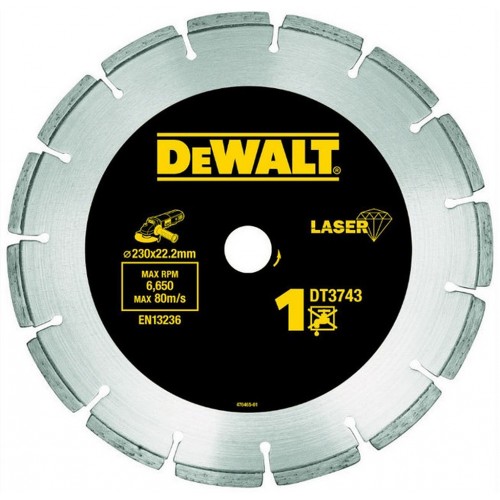 DeWALT DT3743-XJ Trennscheibe, 230mm, Diamanttrennscheibe