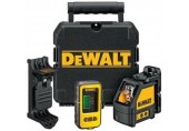 DeWALT DW088KD-XJ Kreuzlinienlaser mit Detektor - 40 Std. Laufzeit - robust