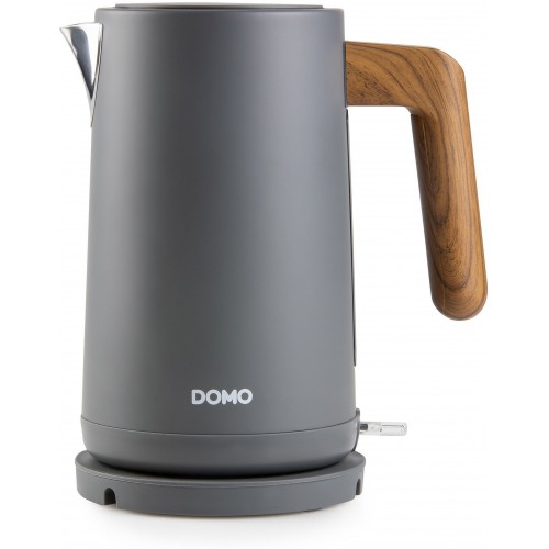 DOMO WOOD YOU Wasserkocher rostfrei 1,7 l, 2200W DO9268WK