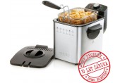 DOMO Kaltzonen Fritteuse 4l, 3000W, Edelstahl DO507FR